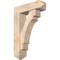 Ekena Millwork Merced Arts and Crafts Smooth Bracket w/ Offset Brace, Douglas Fir, 7 1/2"W x 26"D x 38"H BKT0806X26X38MRC03SDF - alternate 1